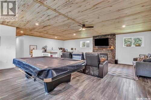 102 Moore Drive, Christopher Lake, SK - Indoor Photo Showing Other Room With Fireplace