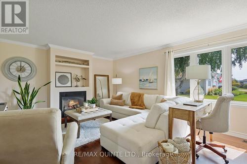 50 Elmdale Drive, Prince Edward County (Wellington), ON - Indoor Photo Showing Living Room With Fireplace