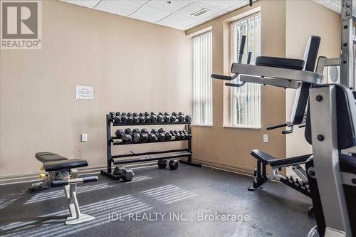 1703 - 4850 Glen Erin Drive, Mississauga, ON - Indoor Photo Showing Gym Room