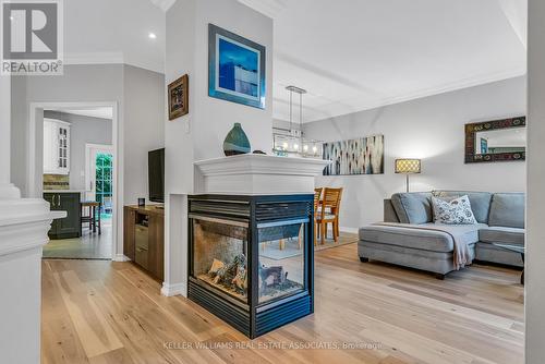 61 Chaplin Crescent, Halton Hills (Georgetown), ON - Indoor Photo Showing Living Room With Fireplace