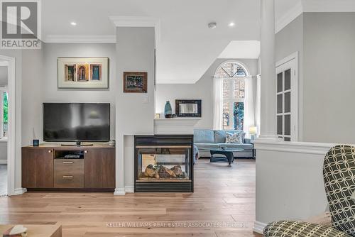 61 Chaplin Crescent, Halton Hills (Georgetown), ON - Indoor Photo Showing Living Room With Fireplace