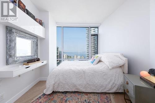 3708 1283 Howe Street, Vancouver, BC - Indoor Photo Showing Bedroom