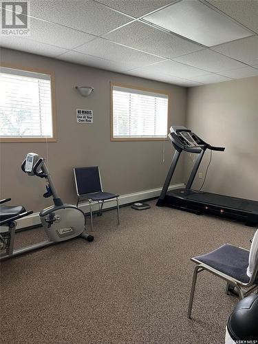 208 395 River Street E, Prince Albert, SK - Indoor Photo Showing Gym Room