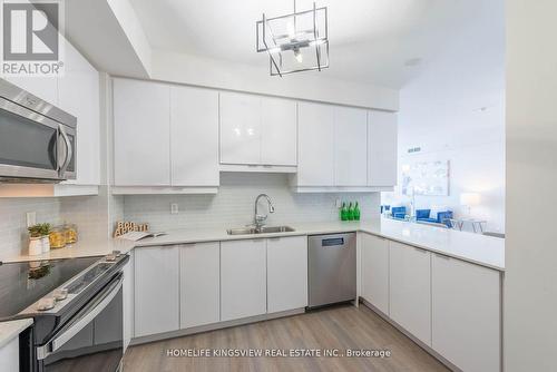 808 - 2910 Highway 7 Road W, Vaughan, ON - Indoor Photo Showing Kitchen With Stainless Steel Kitchen With Upgraded Kitchen