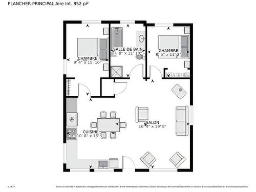 Plan (croquis) - 28 Ch. Du Domaine-Du-Club-Wapiti, Notre-Dame-De-La-Paix, QC 