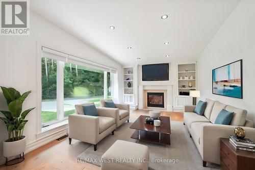 3600 16Th Sideroad, King, ON - Indoor Photo Showing Living Room With Fireplace