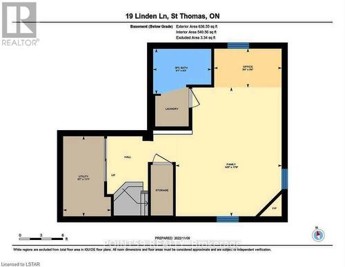 Basement Floor Plan - 19 Linden Lane, St. Thomas, ON - Other