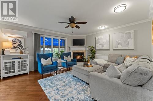 450 Matthew Brady, Windsor, ON - Indoor Photo Showing Living Room With Fireplace