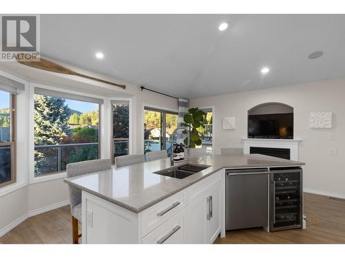 2135 Chilanko Court, Kelowna, BC - Indoor Photo Showing Kitchen With Double Sink