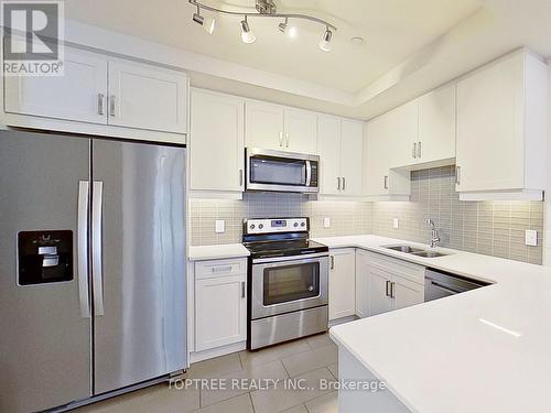 1708 - 505 Talbot Street, London, ON - Indoor Photo Showing Kitchen With Stainless Steel Kitchen With Double Sink With Upgraded Kitchen