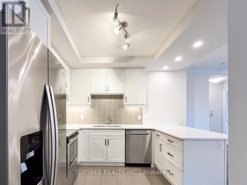 1708 - 505 Talbot Street, London, ON - Indoor Photo Showing Kitchen With Stainless Steel Kitchen With Upgraded Kitchen