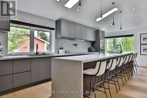 22 Mcarthur Street, Toronto (Kingsview Village-The Westway), ON - Indoor Photo Showing Kitchen With Upgraded Kitchen