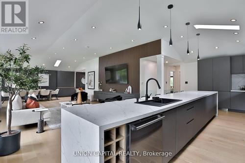 22 Mcarthur Street, Toronto, ON - Indoor Photo Showing Kitchen With Double Sink With Upgraded Kitchen