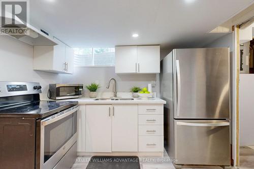 Bsmt - 1593 Geta Circle, Pickering (Village East), ON - Indoor Photo Showing Kitchen With Stainless Steel Kitchen