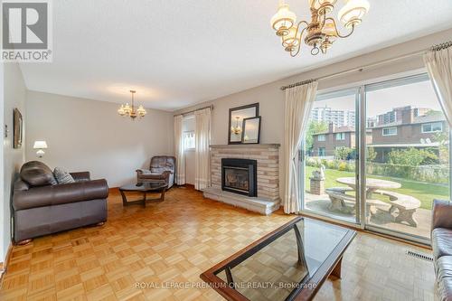 51 Pindar Crescent, Toronto (Pleasant View), ON - Indoor Photo Showing Living Room With Fireplace