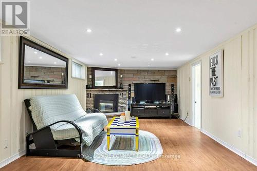 33 Brenda Crescent, Toronto (Kennedy Park), ON - Indoor Photo Showing Living Room With Fireplace