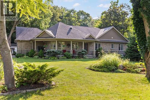 10093 Herbert Street, Lambton Shores (Port Franks), ON - Outdoor With Facade