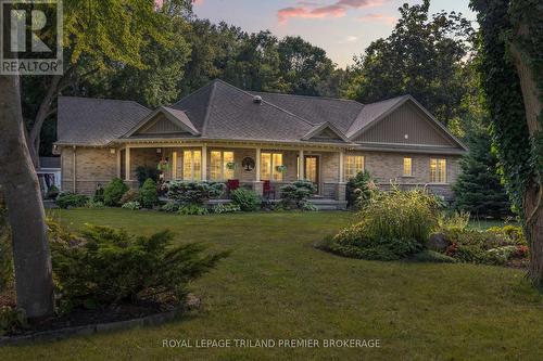 10093 Herbert Street, Lambton Shores (Port Franks), ON - Outdoor With Facade