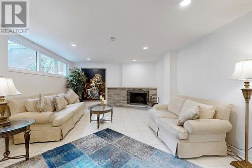 21 Sandfield Road, Toronto (Banbury-Don Mills), ON - Indoor Photo Showing Living Room With Fireplace