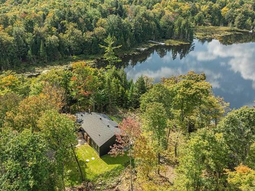 Photo aÃ©rienne - 7 Ch. Des Loutres, Wentworth, QC - Outdoor With Body Of Water With View