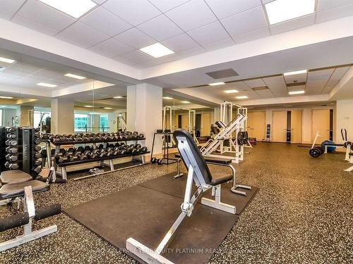 2009-10 Yonge St, Toronto, ON - Indoor Photo Showing Gym Room