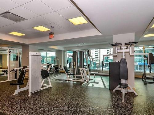 2009-10 Yonge St, Toronto, ON - Indoor Photo Showing Gym Room