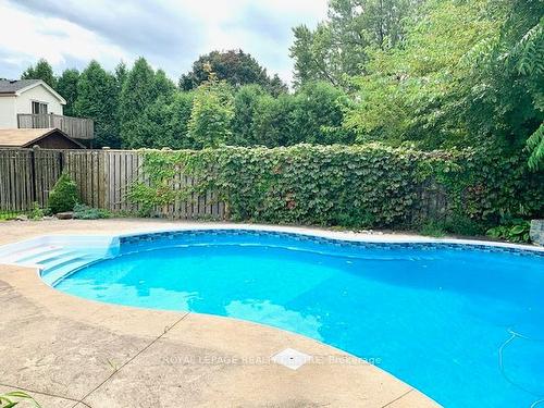 876 West 5Th St, Hamilton, ON - Outdoor With In Ground Pool With Backyard