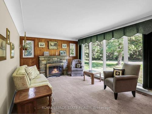 532 Ridge Rd E, Grimsby, ON - Indoor Photo Showing Living Room With Fireplace