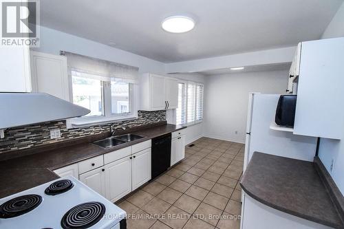 17 Grosvenor Street N, St. Catharines, ON - Indoor Photo Showing Kitchen With Double Sink