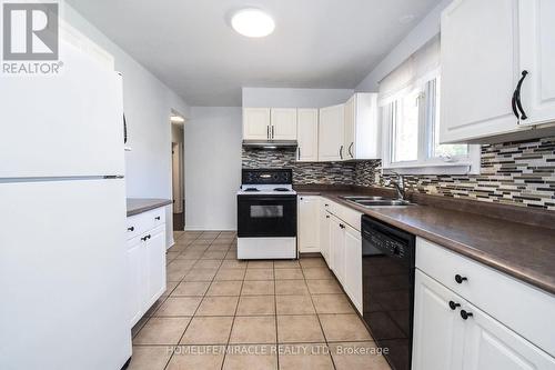 17 Grosvenor Street N, St. Catharines, ON - Indoor Photo Showing Kitchen With Double Sink