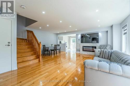 1 Copperfield Road, Brampton (Sandringham-Wellington), ON - Indoor Photo Showing Living Room With Fireplace