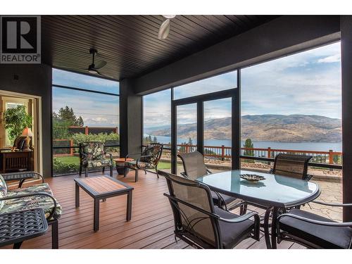 6127 Seymoure Lane, Peachland, BC - Outdoor With Body Of Water With Deck Patio Veranda With View With Exterior