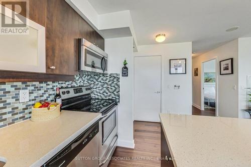 1209 - 100 Western Battery Road, Toronto (Niagara), ON - Indoor Photo Showing Kitchen With Stainless Steel Kitchen With Upgraded Kitchen