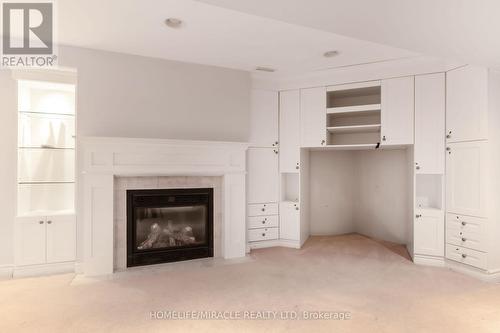 1030 Old Oak Drive, Oakville, ON - Indoor Photo Showing Living Room With Fireplace