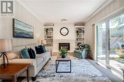 6 Wade Road, Hamilton (Ancaster), ON - Indoor Photo Showing Living Room With Fireplace