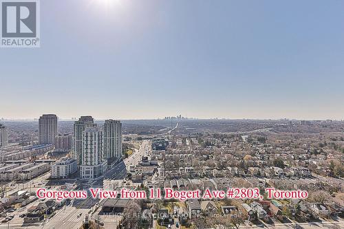 2803 - 11 Bogert Avenue, Toronto (Lansing-Westgate), ON - Outdoor With View