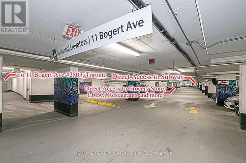 2803 - 11 Bogert Avenue, Toronto (Lansing-Westgate), ON - Indoor Photo Showing Garage