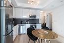 409 - 105 George Street, Toronto (Moss Park), ON  - Indoor Photo Showing Kitchen With Stainless Steel Kitchen With Upgraded Kitchen 