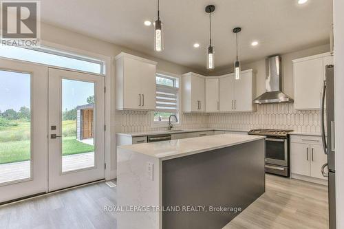 51 Elliott Street, Strathroy-Caradoc (Se), ON - Indoor Photo Showing Kitchen With Upgraded Kitchen