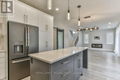 51 Elliott Street, Strathroy-Caradoc (Se), ON - Indoor Photo Showing Kitchen With Upgraded Kitchen