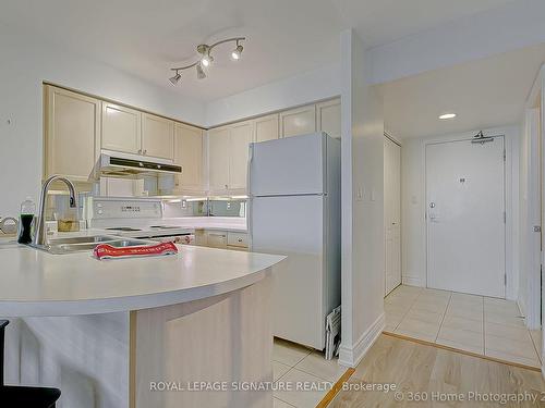 710-1 Rean Dr, Toronto, ON - Indoor Photo Showing Kitchen With Double Sink