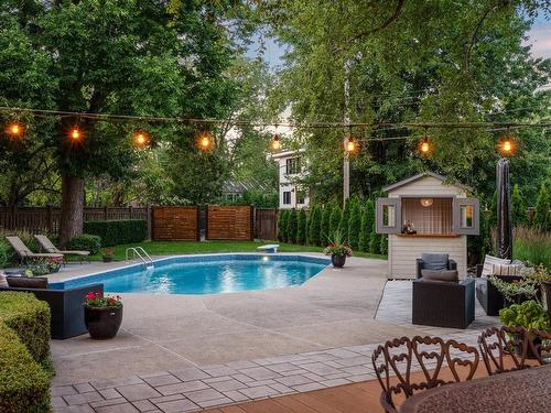 Piscine - 15 Cours Laurier, Beaconsfield, QC - Outdoor With In Ground Pool With Backyard