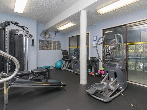 419-1005 Mckenzie Ave, Saanich, BC - Indoor Photo Showing Gym Room