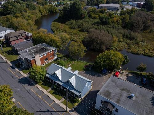 Aerial photo - 1248  - 1250 Rue St-André, Acton Vale, QC - Outdoor With Body Of Water With View