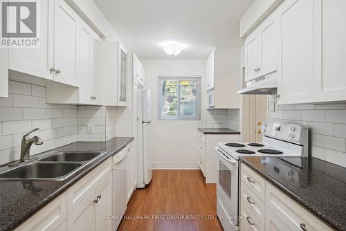 108 - 275 Manse Road, Toronto, ON - Indoor Photo Showing Kitchen With Double Sink