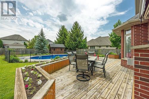 337 Plane Tree Drive, London, ON - Outdoor With Above Ground Pool With Deck Patio Veranda With Exterior