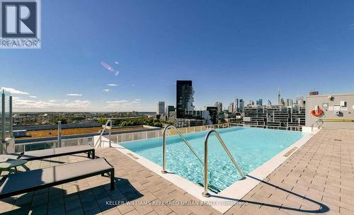 715 - 15 Baseball Place, Toronto, ON - Outdoor With In Ground Pool With View