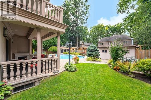 2130 Autumn Breeze Drive N, Mississauga, ON - Outdoor With In Ground Pool With Deck Patio Veranda