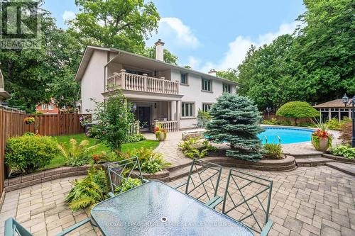 2130 Autumn Breeze Drive N, Mississauga, ON - Outdoor With In Ground Pool With Balcony With Deck Patio Veranda