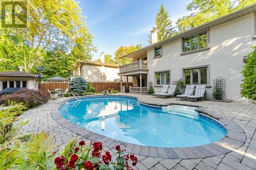 2130 Autumn Breeze Drive N, Mississauga, ON - Outdoor With In Ground Pool With Deck Patio Veranda With Backyard